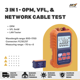 3 in 1 - OPM, VFL, & Network Cable Test