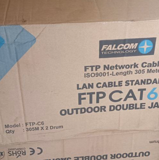 FALCOM Kabel FTP CAT 6 Outdoor Double Jacket